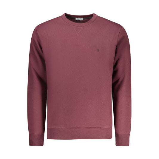 Coveri Moving Rosso Cotton Men Sweatshirt Coveri Moving
