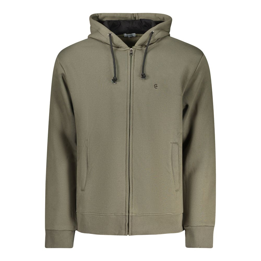 Coveri Moving Verde Cotton Men Sweatshirt Coveri Moving