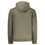 Coveri Moving Verde cotton men's sweatshirt with a relaxed fit and crew neckline, featuring a stylish green color.