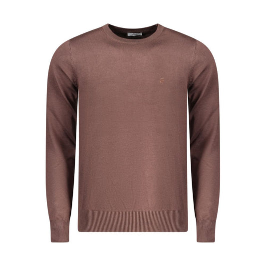 Coveri Moving Marrone Viscosa Mens Sweater Coveri Moving