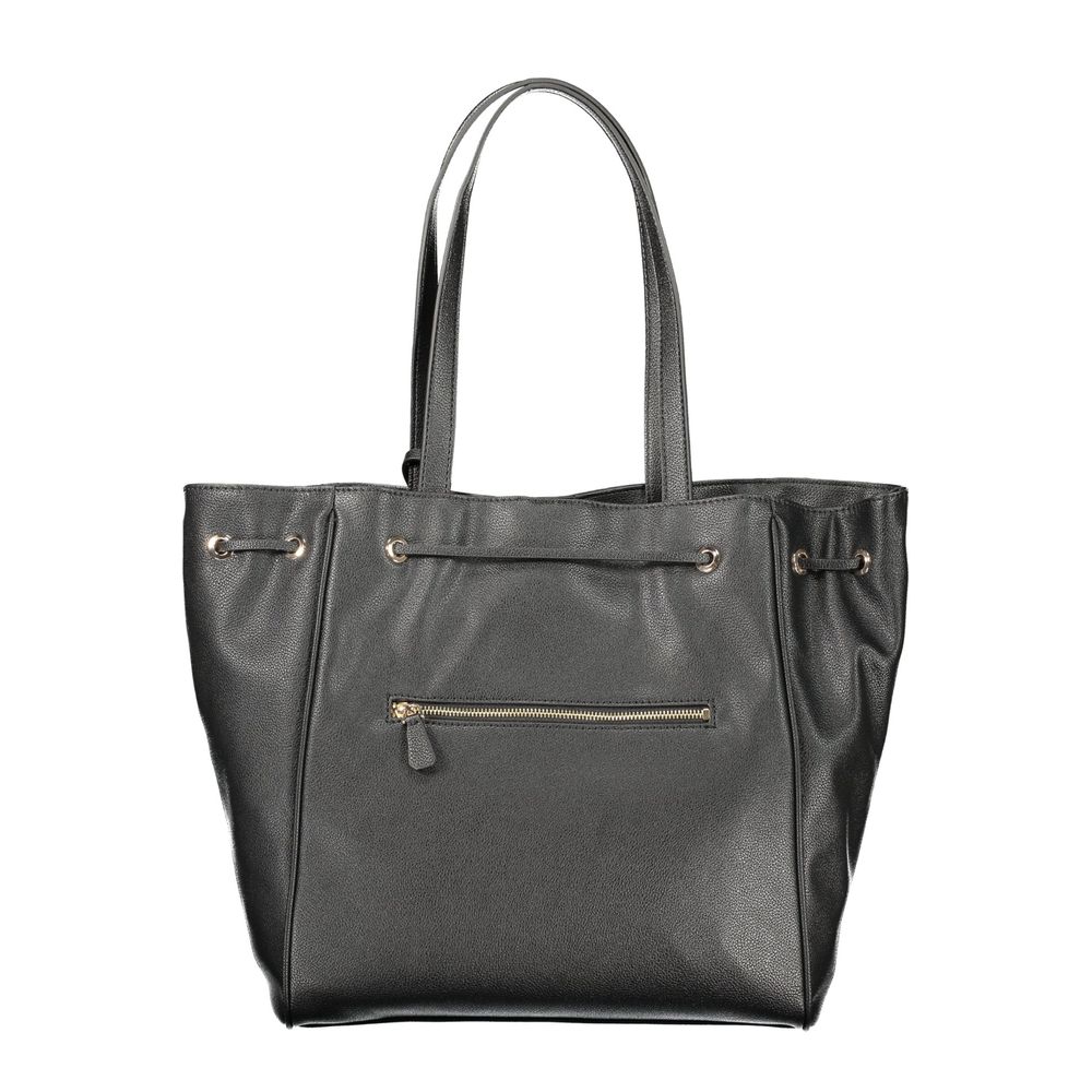 Guess Jeans Nero Poliuretano Women Handbag