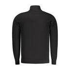 Coveri Moving Nero Viscosa men's sweater featuring a black viscose knit with a classic crewneck design.