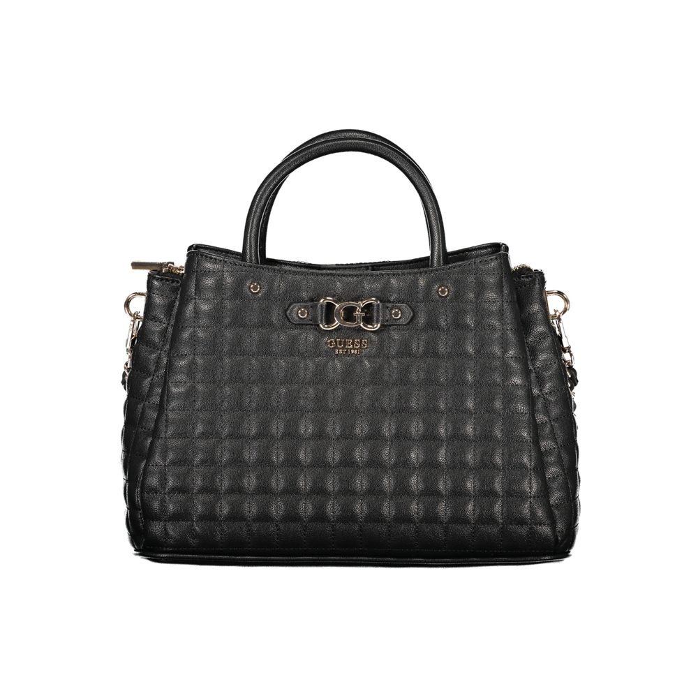 Guess Jeans Black Polyurethane Women Handbag - Eljoys Fashion 
