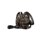Guess Jeans brown women's handbag made of polyurethane, stylish and versatile accessory with a sleek design.