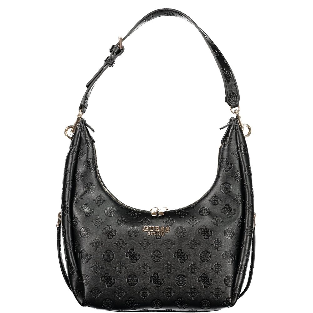 Guess Jeans Black Polyurethane Women's Handbag Guess Jeans
