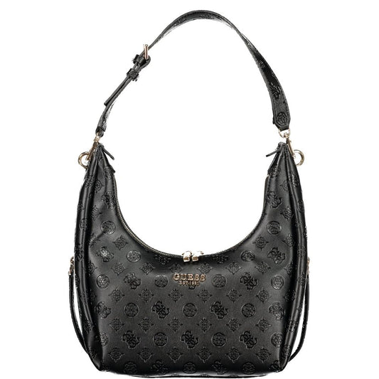 Guess Jeans Black Polyurethane Women's Handbag Guess Jeans
