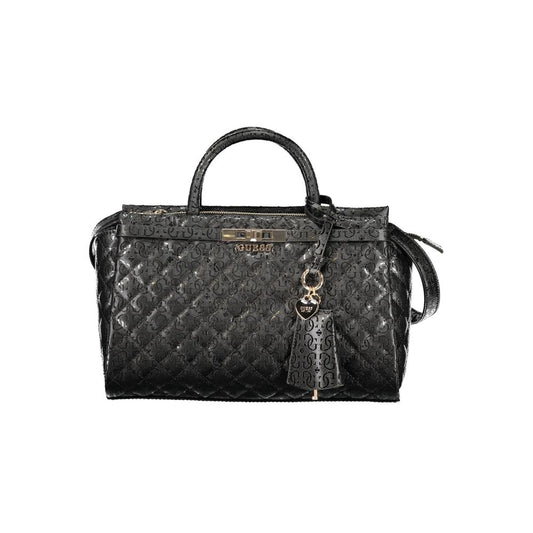 Guess Jeans Black Polyurethane Women's Handbag Guess Jeans