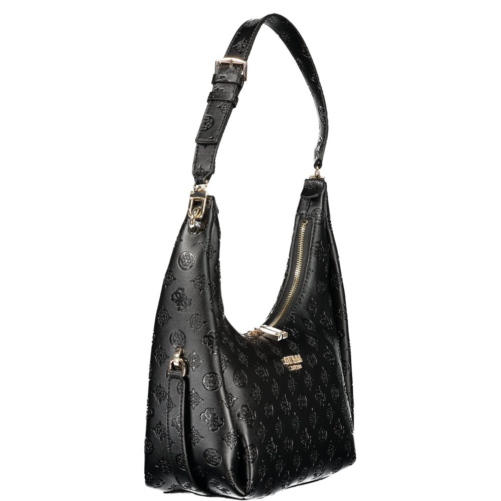 Guess Jeans Black Polyurethane Women's Handbag Guess Jeans