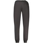 Coveri Moving Nero cotton men's sweatpants featuring a relaxed fit and elastic waistband, stylish and comfortable casual wear.