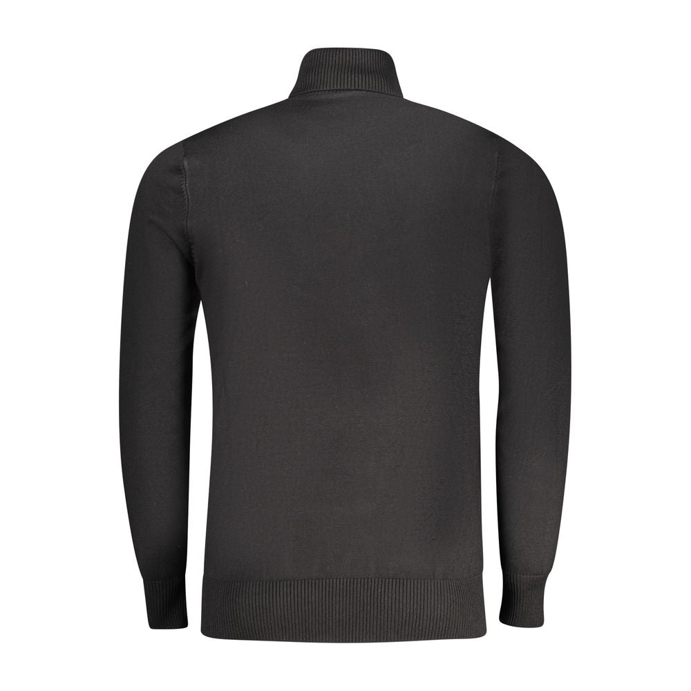 Coveri Moving Nero Viscosa men's sweater featuring a classic knit design and a comfortable fit.