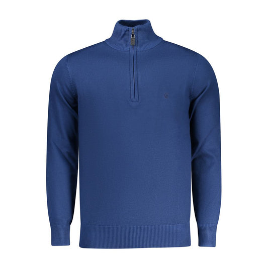 Coveri Moving Blue Viscose Men Sweater Coveri Moving