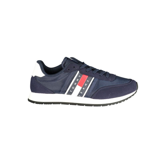 Tommy Hilfiger Blue Polyurethane Men Sneaker Tommy Hilfiger