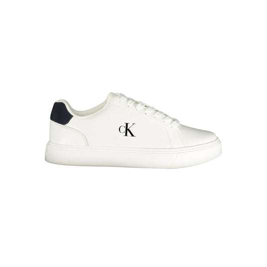 Calvin Klein Bianco Poliuretano Uomo Sneaker Calvin Klein