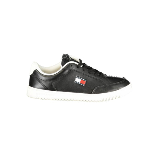 Tommy Hilfiger Black Polyurethane Men Sneaker Tommy Hilfiger