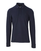 Armani Exchange Blue Cotton Polo Shirt Armani Exchange