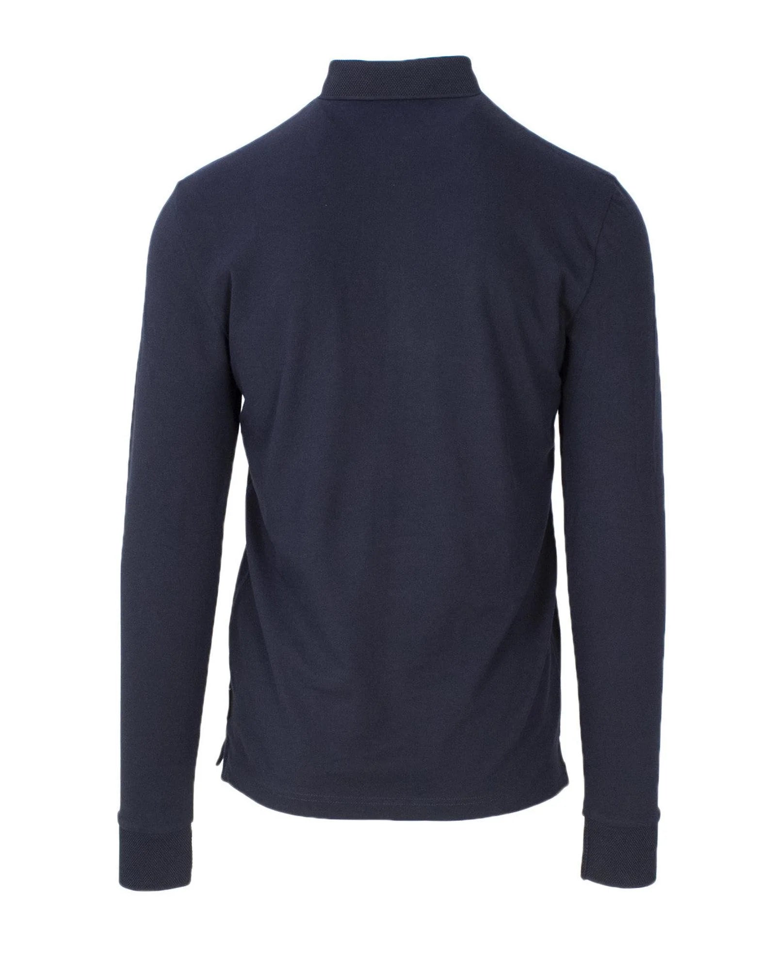 Armani Exchange Blue Cotton Polo Shirt Armani Exchange