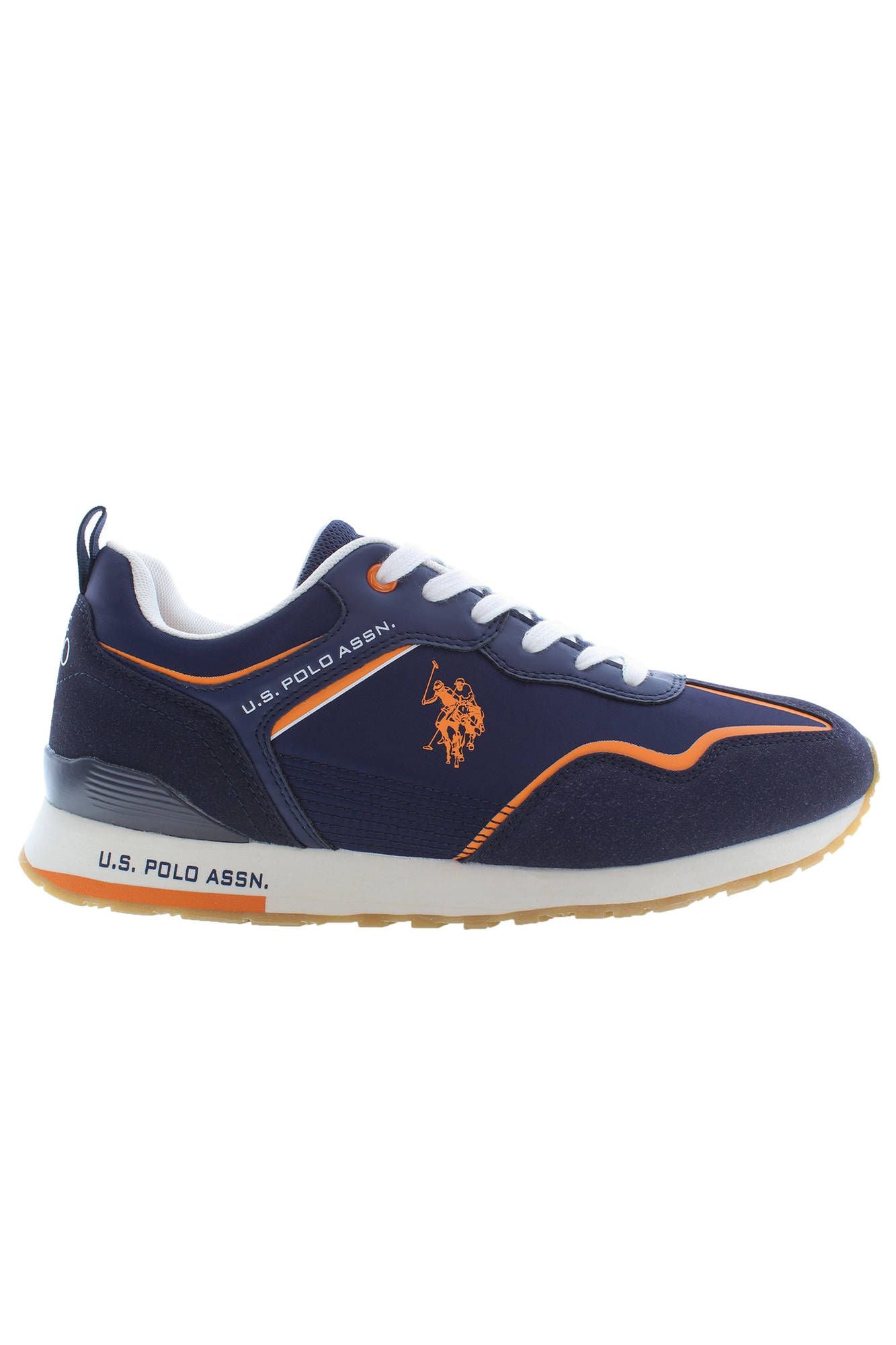 U.S. POLO ASSN. Blue Polyester Athletic Sneakers U.S. POLO ASSN.