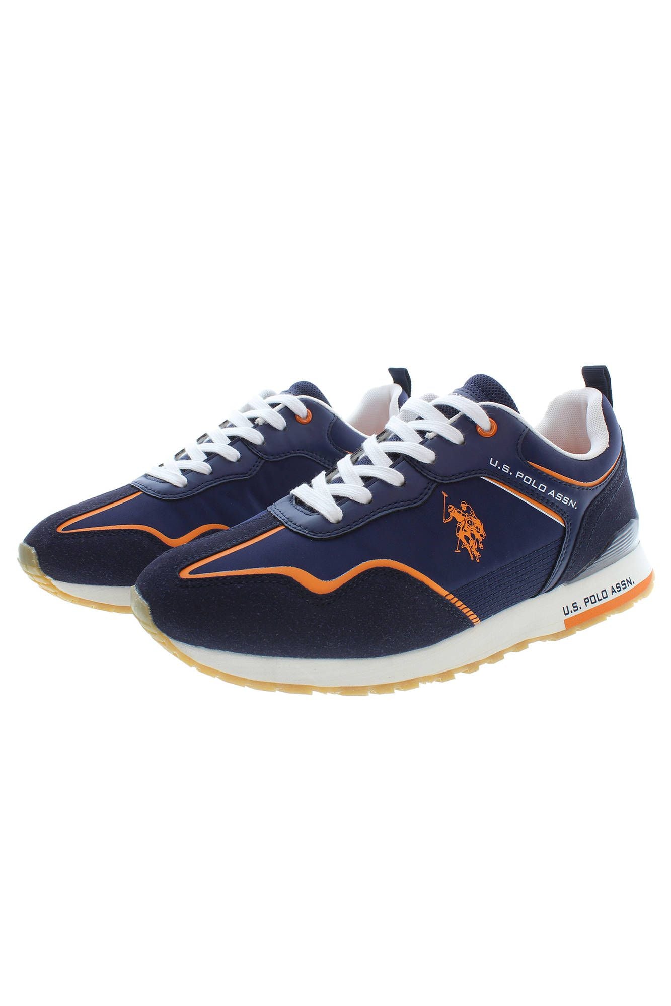 U.S. POLO ASSN. Blue Polyester Athletic Sneakers U.S. POLO ASSN.