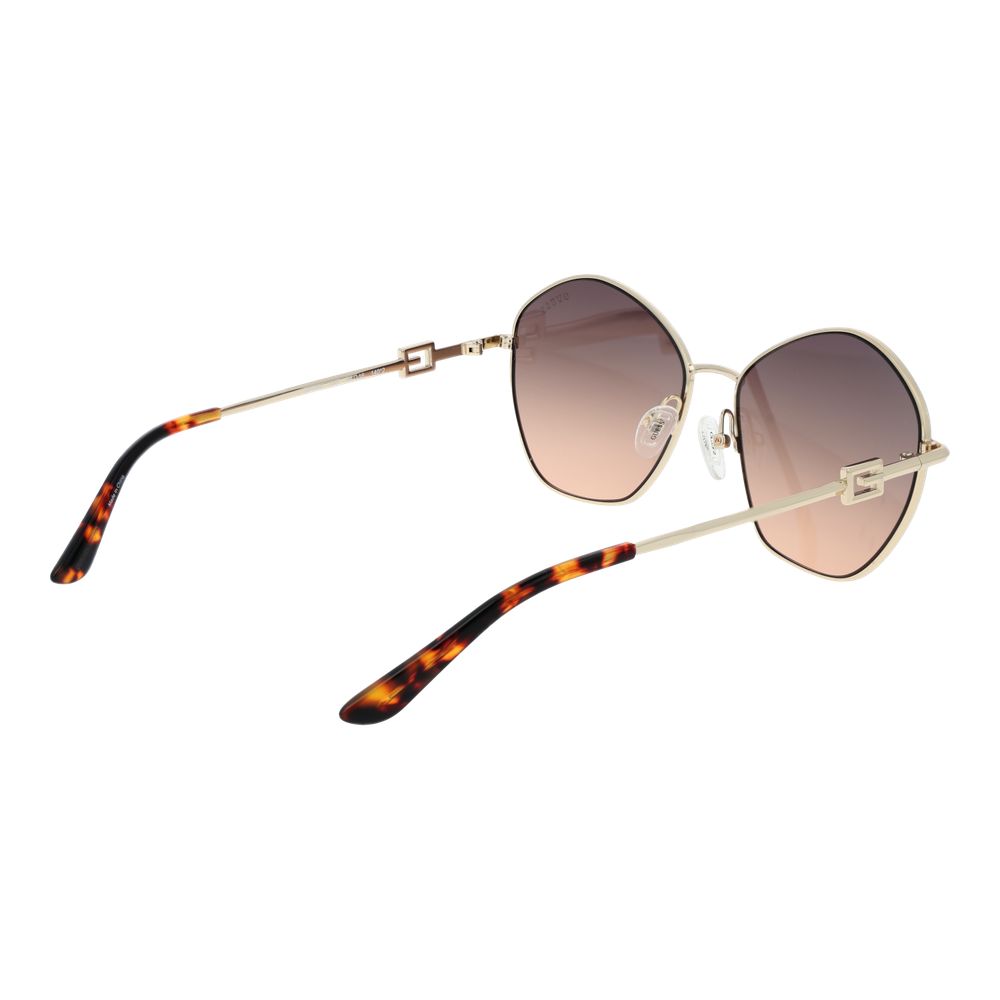 Guess Gold Metal & Plastic Sunglasses