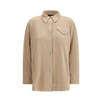 Fabiana Filippi Beige Wool Shirt Fabiana Filippi