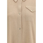 Fabiana Filippi Beige Wool Shirt Fabiana Filippi