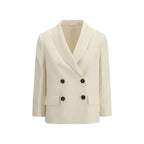 Brunello Cucinelli Beige Viscose Jacket