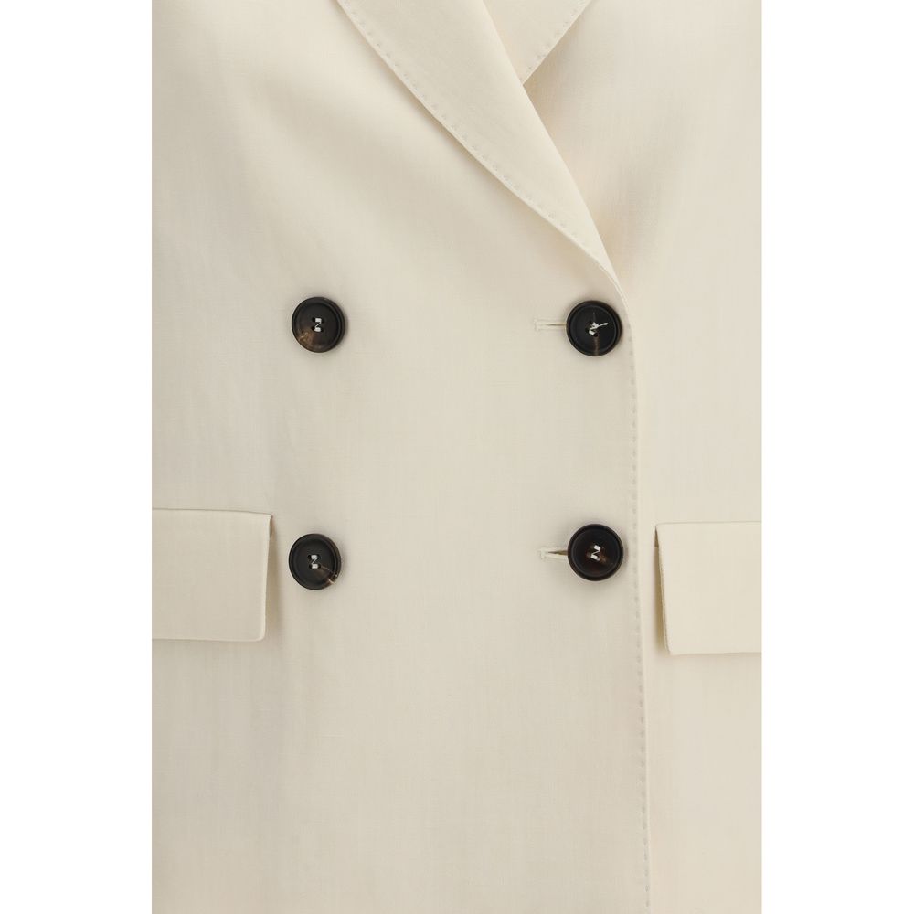 Brunello Cucinelli Beige Viscose Clothing Brunello Cucinelli