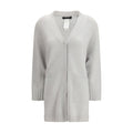 Fabiana Filippi Gray Wool Cardigan Fabiana Filippi