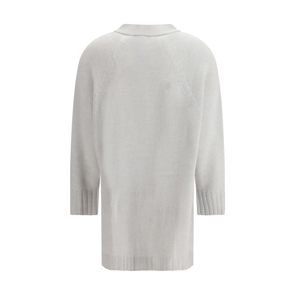 Fabiana Filippi Gray Wool Cardigan Fabiana Filippi