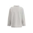 Fabiana Filippi Gray Wool Dress Shirt Fabiana Filippi