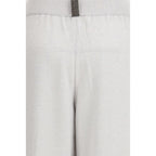 Fabiana Filippi Gray Wool Oves Aries Casual Pants Fabiana Filippi