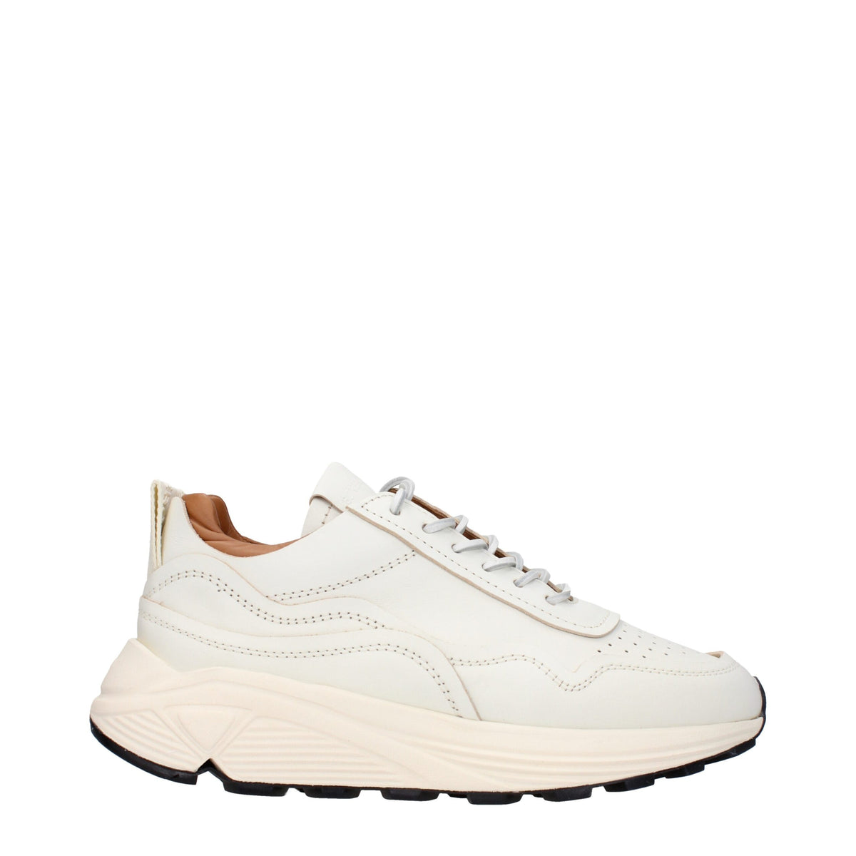 Buttero White Leather Low Top Sneakers Buttero