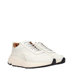 Buttero White Leather Low Top Sneakers Buttero