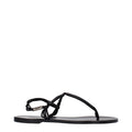 Isabel Marant Black Leather Flip-Flop Sandals Isabel Marant