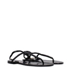 Isabel Marant Black Leather Flip-Flop Sandals Isabel Marant