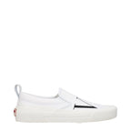 Valentino Garavani White Fabric Slip-On Loafers Valentino Garavani