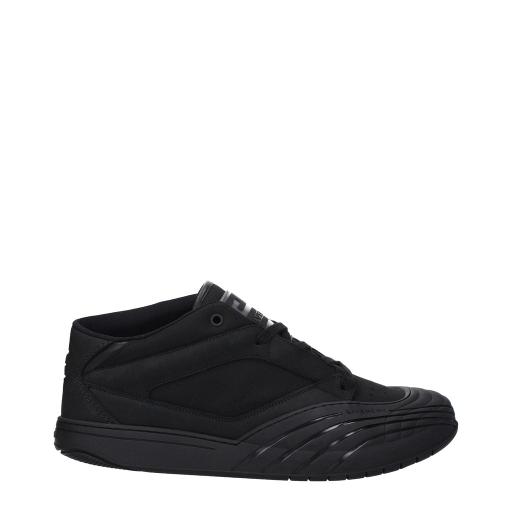 Givenchy Black Fabric Low Top Sneakers Givenchy