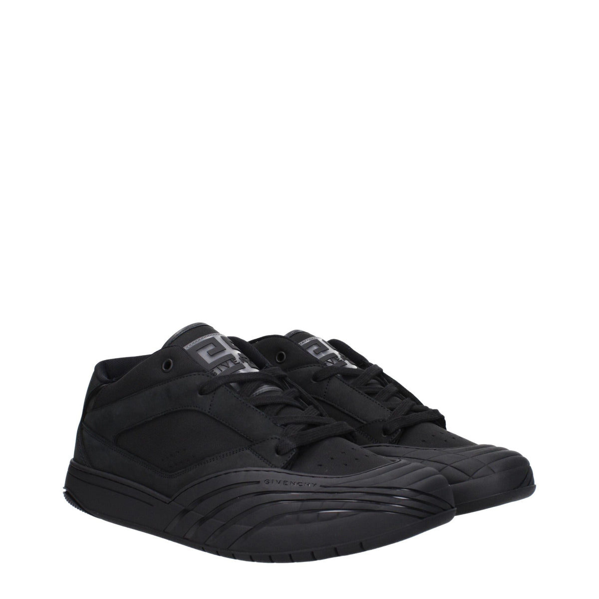 Givenchy Black Fabric Low Top Sneakers Givenchy