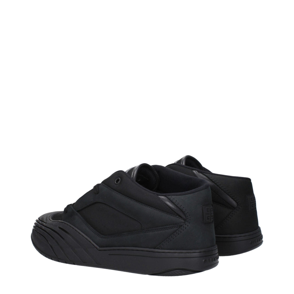 Givenchy Black Fabric Low Top Sneakers Givenchy