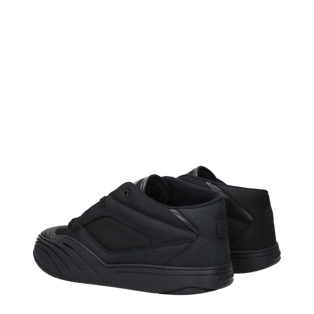 Givenchy Black Fabric Low Top Sneakers Givenchy