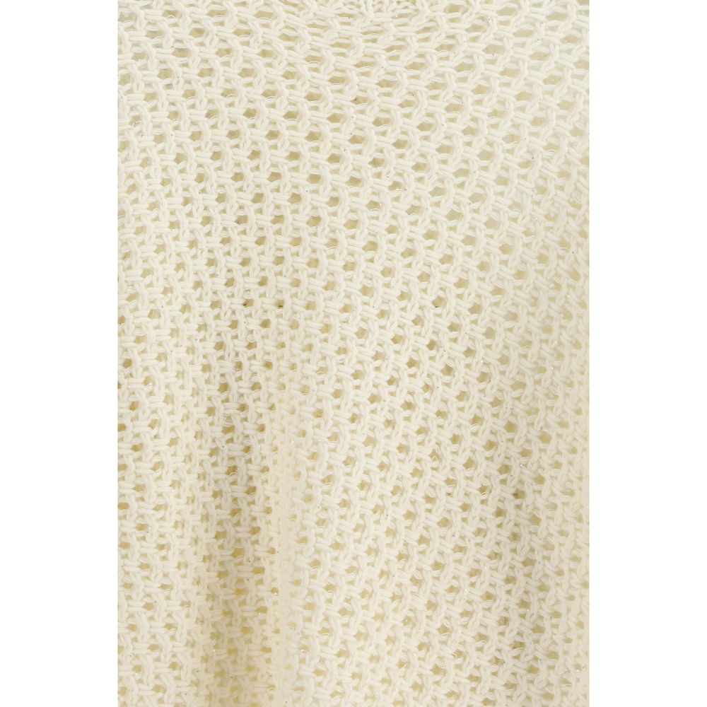 Fabiana Filippi Beige Wool Oves Aries Sweatshirt Fabiana Filippi