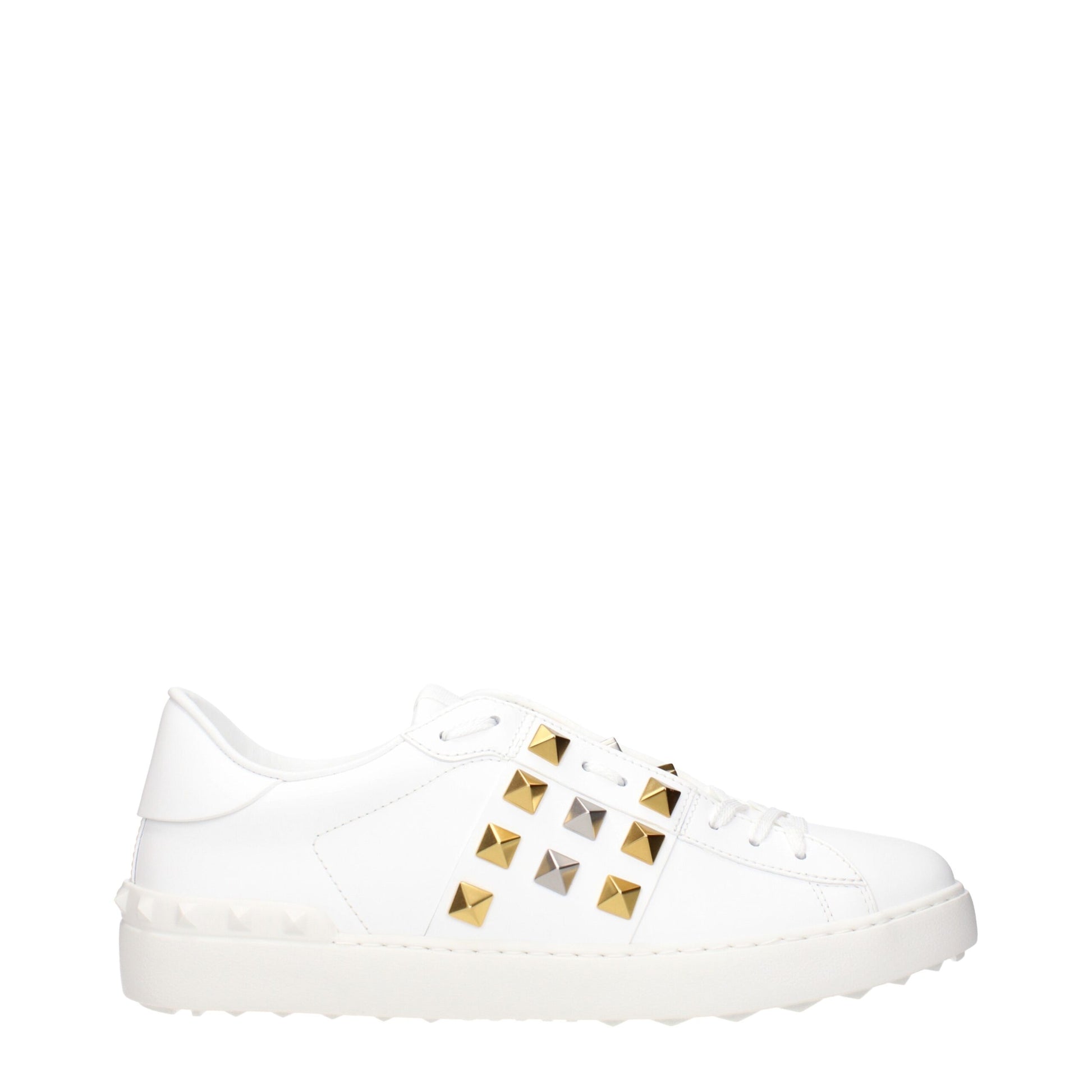 Valentino Garavani White Leather Low Top Sneakers Valentino Garavani