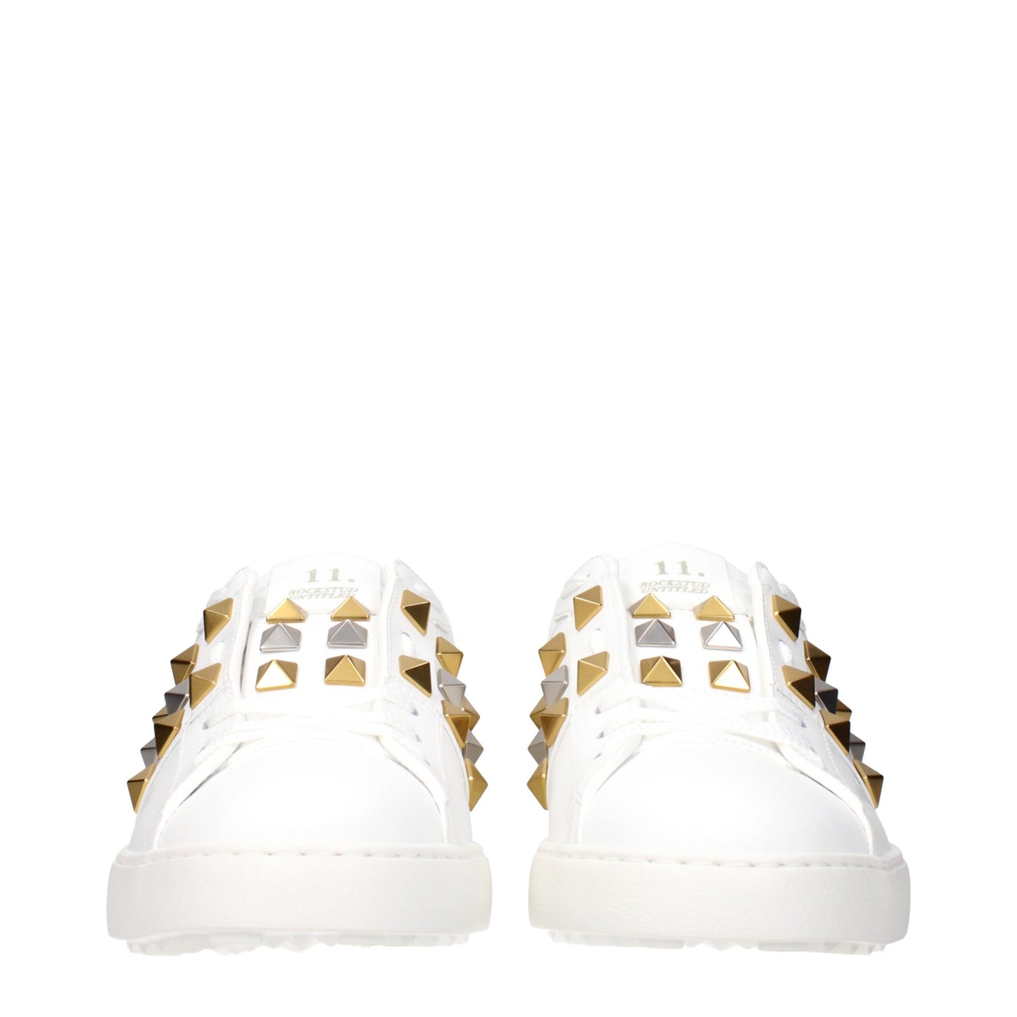 Valentino Garavani White Leather Low Top Sneakers Valentino Garavani