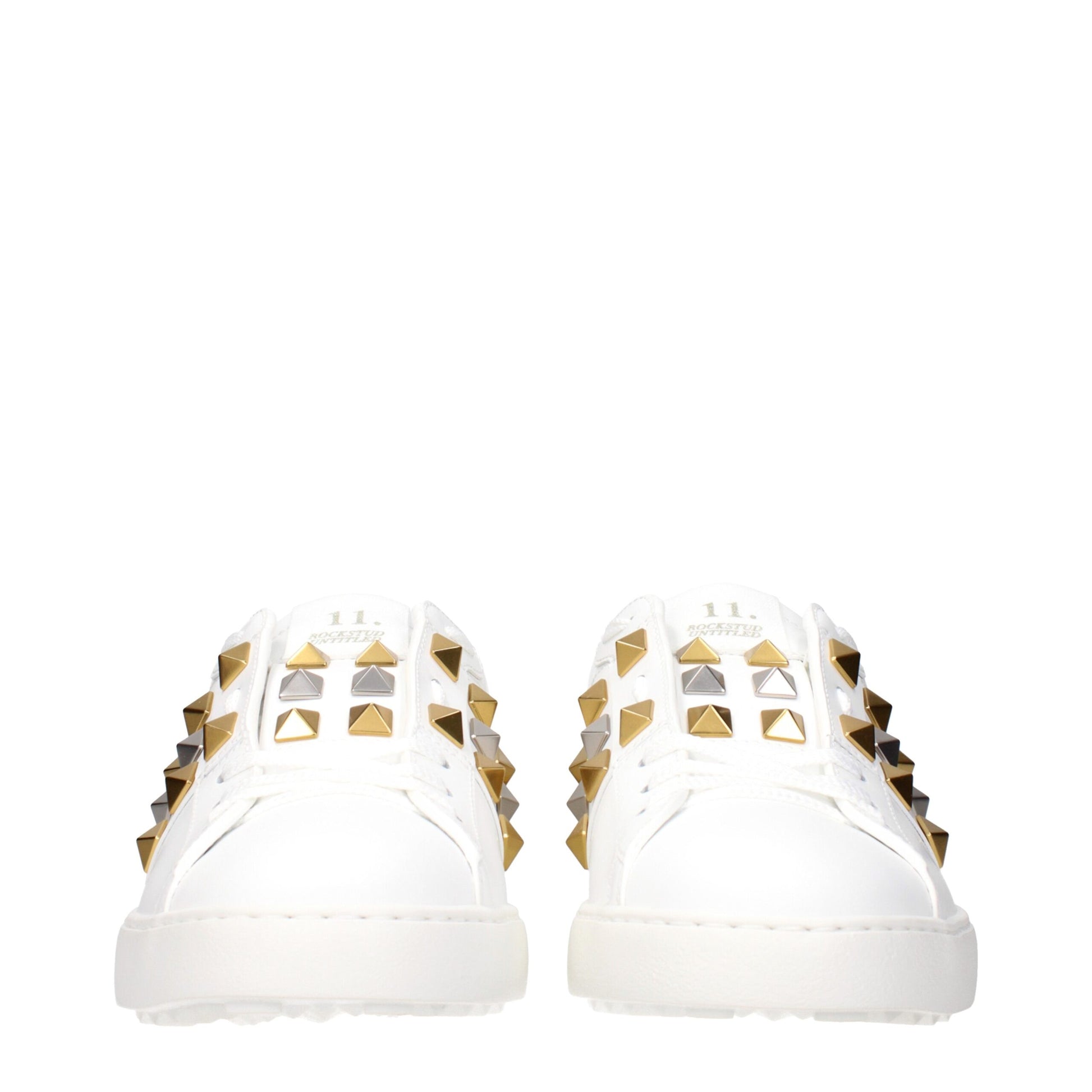Valentino Garavani White Leather Low Top Sneakers Valentino Garavani