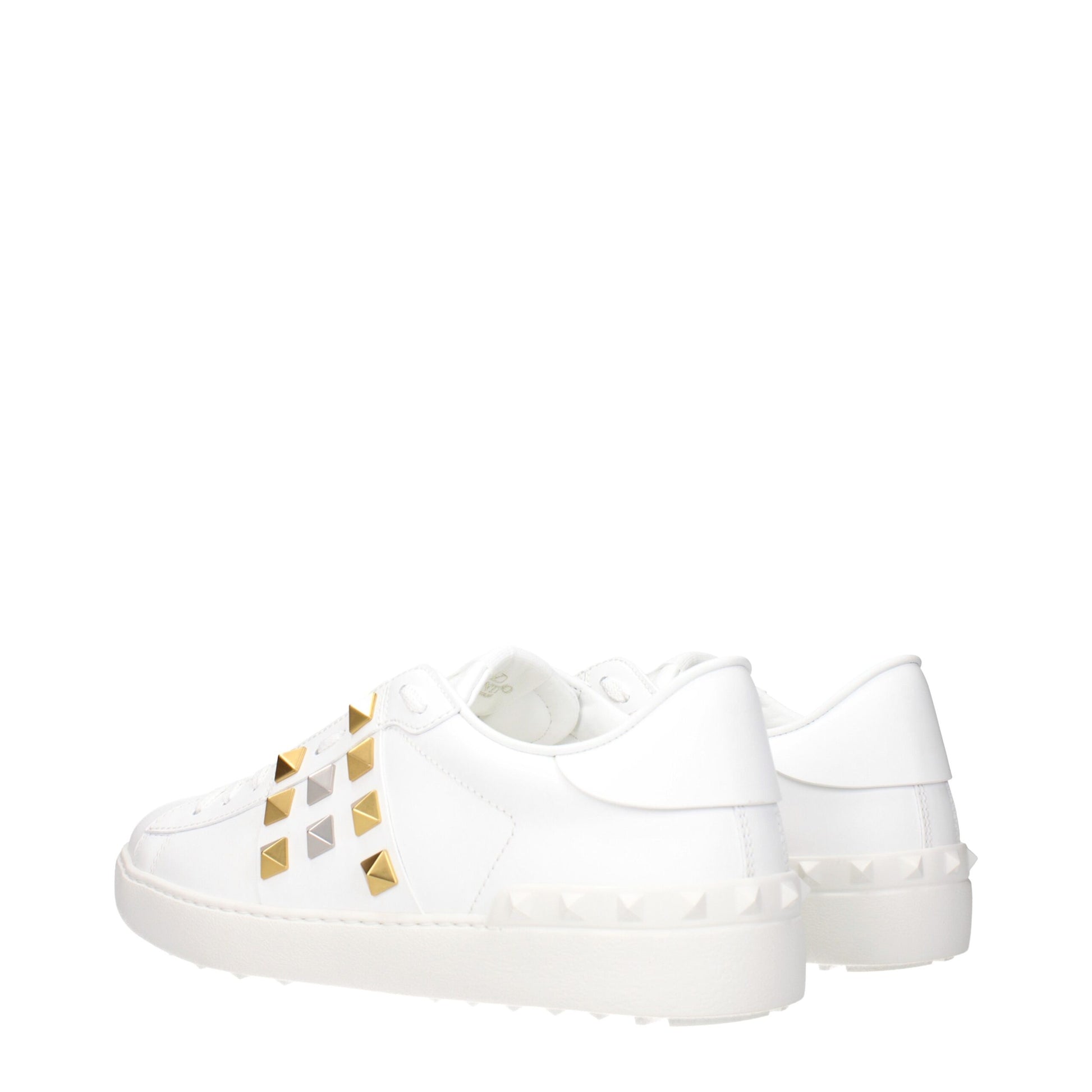 Valentino Garavani White Leather Low Top Sneakers Valentino Garavani