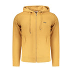 Brown Rifle Cotton men's sweatshirt with a relaxed fit and crew neckline, featuring subtle branding and soft fabric.