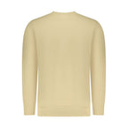 Beige Rifle men's cotton sweatshirt featuring a relaxed fit and crew neckline, ideal for casual wear.