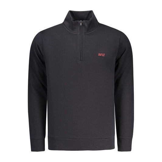 Rifle Blue Cotton Men Sweatshirt Rifle