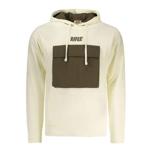 Rifle White Cotton Men's Sweatshirt Rifle