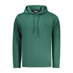 Green Rifle Cotton Men's Sweatshirt featuring a casual fit and ribbed cuffs, ideal for comfortable everyday wear.